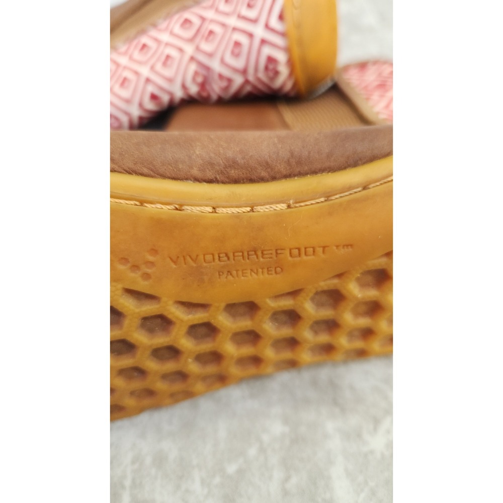 Vivobarefoot Fulham Boots Women 40 Brown Leather Barefoot Geometric Heel Boho - Picture 9 of 9